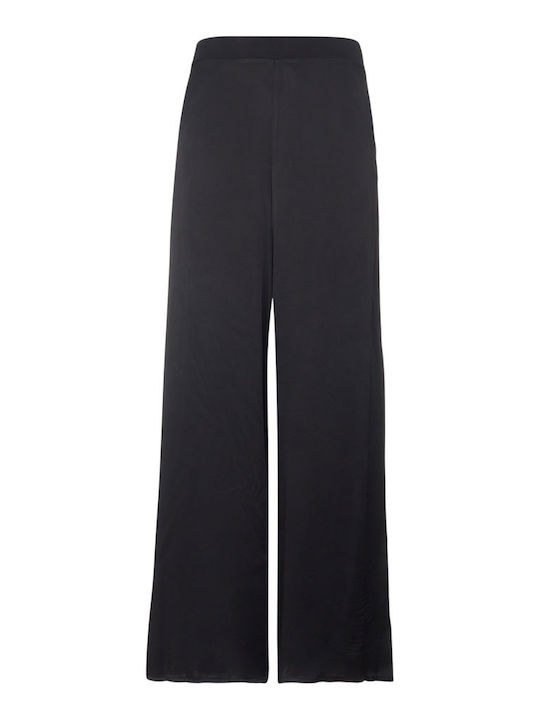 Women's Fabric Trousers Black