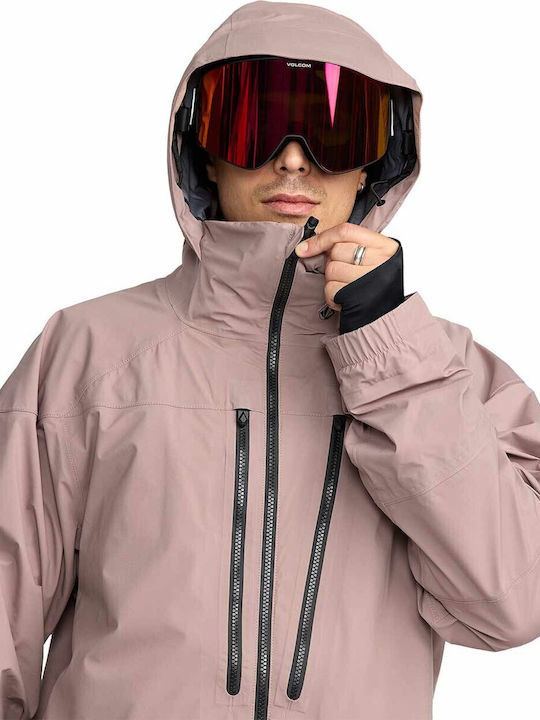 Volcom Stretch G0652600-MVE Ανδρικό Μπουφάν Gore-Tex για Σκι & Snowboard Μωβ