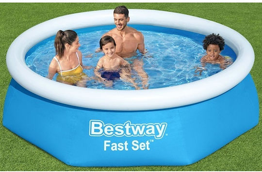 Bestway Piscină Rotundă 1880lt Gonflabilă 244x61cm Albastră