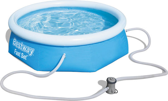 Bestway Piscină Rotundă 1880lt Gonflabilă 244x61cm Albastră