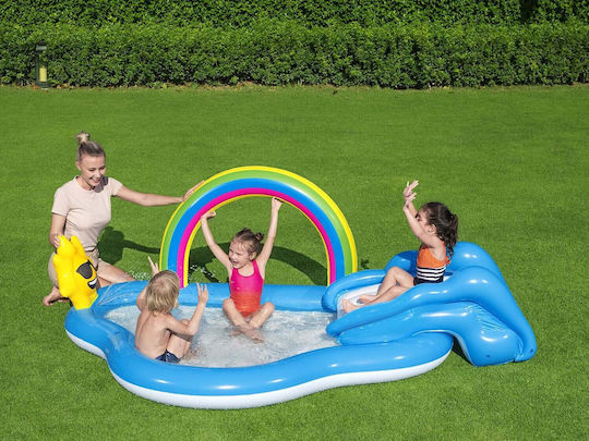 Bestway Children's Swimming Pool 170lt Inflatable 257x145x91cm Light Blue