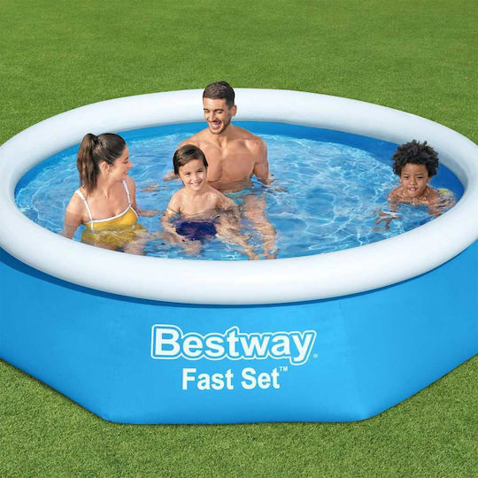 Bestway Piscină Rotundă 1880lt Gonflabilă 244x61cm Albastră