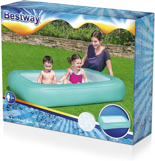 Bestway Children's Swimming Pool 102lt Inflatable 165x104x25cm Blue