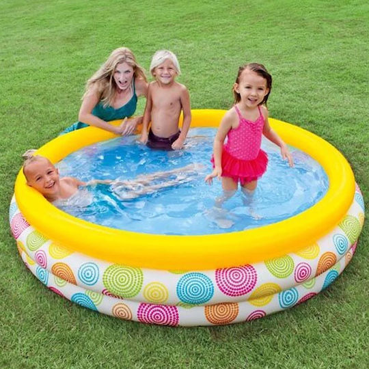 Intex Cool Dots Παιδική Στρογγυλή Πισίνα 581lt Φουσκωτή Cool Dots