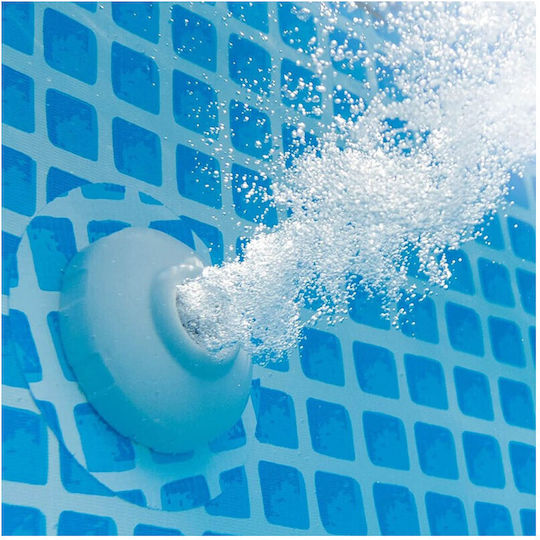 Intex Round PVC Swimming Pool 5678L with Metallic Frame 488x122cm