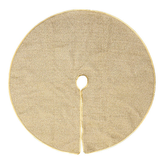 Christmas Tree Skirt Fabric Gold D90cm.