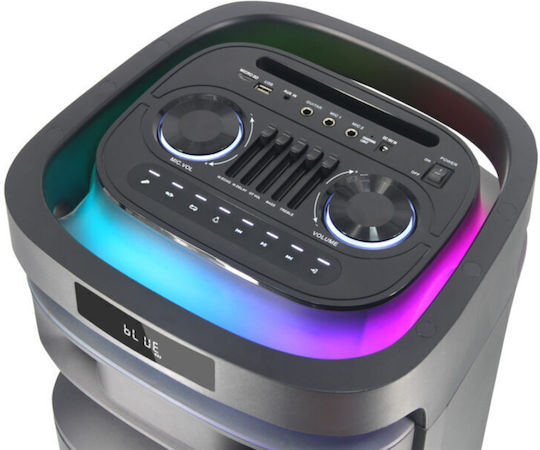 Akai Proffesional Karaoke Speaker With Wireless Microphone And Lighting Effects X12 Black