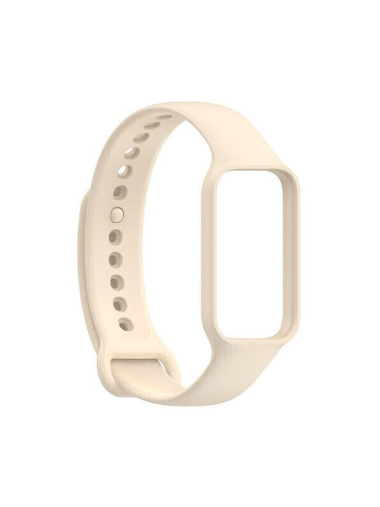 Силиконова Кайшка Xiaomi Redmi Smart Band 2 Xiaomi Smart Mi Band 8 Active Бежова Силиконова Кайшка Xiaomi Redmi Smart Band 2 Xiaomi Smart Mi Band 8 Active Бежова