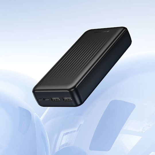 Borofone BJ78 Power Bank 20000mAh with 2 USB-A Ports Black