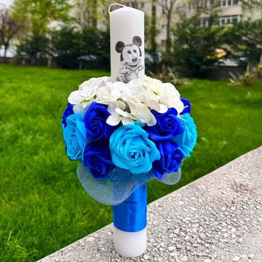 Velve Lumânare de Botez cu tema Mickey