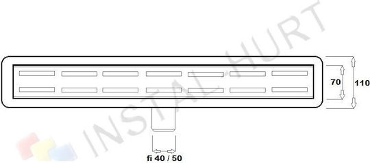 Hydroland Abflussleitung Linie Kyma 900 Od.h.fala-900