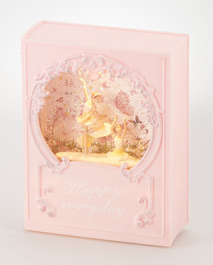 Ballerinas Christmas Decorative Book Lighted 16x7x20.6cm