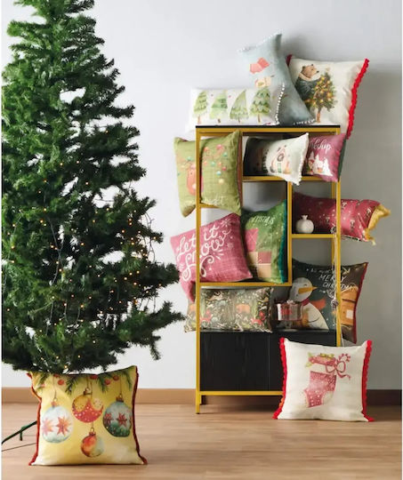 Kentia Christmas Decorative Pillow Rectangular Multicolour 30x60cm