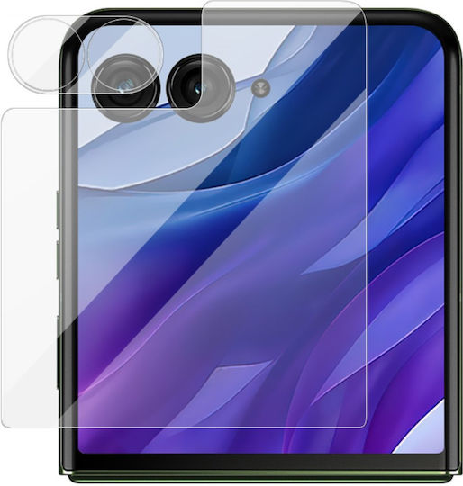 Imak Vollgehärtetes Glas Rückseite Bildschirm Motorola Razr 50 Ultra Schwarz