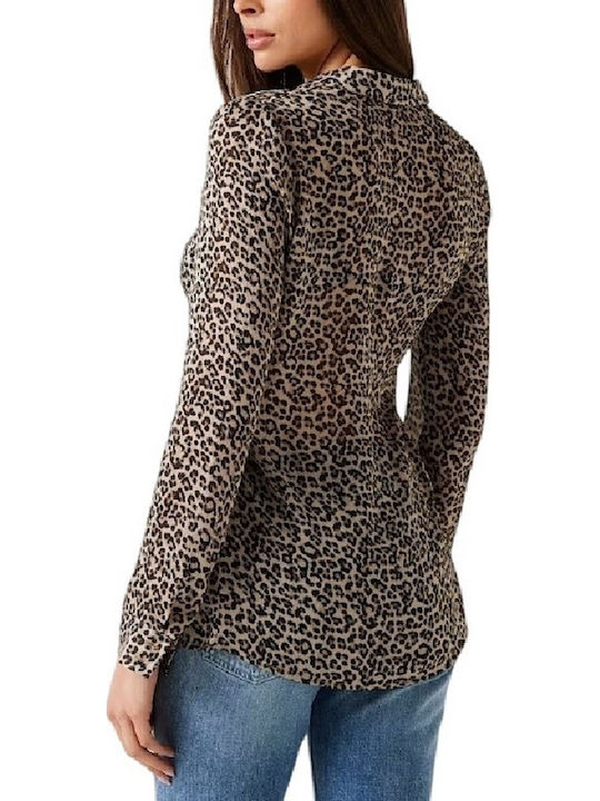 Clouis Women's Shirt Leopard