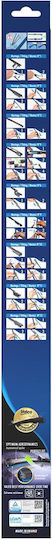Valeo Silencio X.trm x2 Front Set Car Wiper Blades 600mm/450mm for Alfa Romeo Giulietta