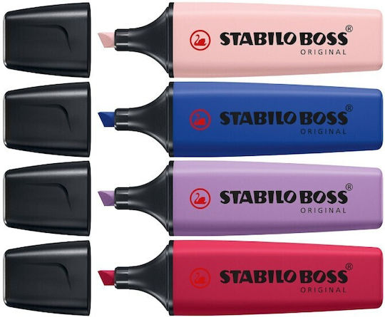 Stabilo Boss Markere de Subliniere 2mm Naturecolors 4buc