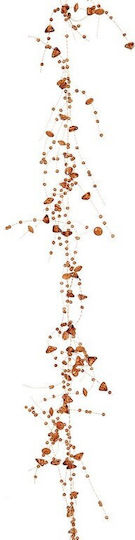 Lianos Weihnachtliche Girlande Plastik Gold 1Stück