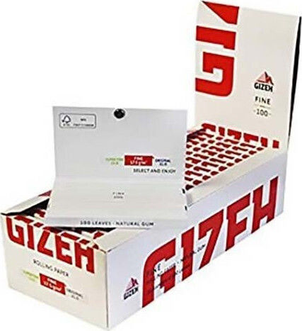 Gizeh Fine Χαρτάκια Στριφτού Τσιγάρου 100 φύλλα 20τμχ