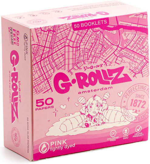 G-Rollz Foițe de Țigări Rulate Slim King Size 50 foi 50buc