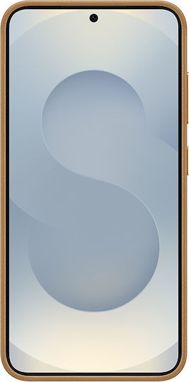 Samsung Kindsuit Back Cover Δερμάτινο Camel (Galaxy S25+)