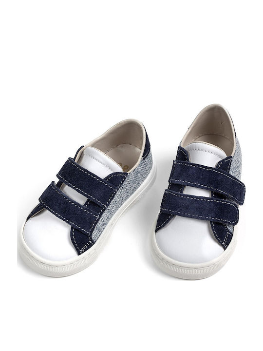 Ever Kid Βαπτιστικά Υφασμάτινα Sneakers Μπλε