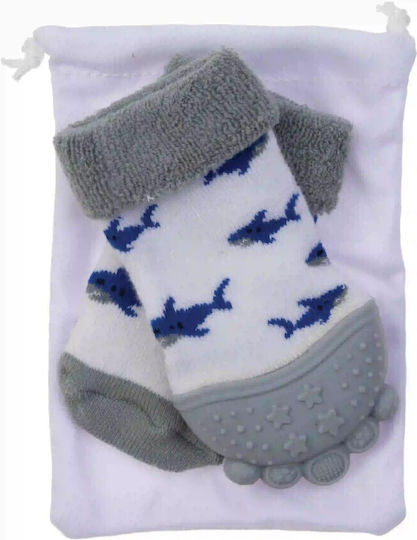 Nuby Socks Μασητικό Γάντι Οδοντοφυΐας από Καουτσούκ για 3 m+ 2τμχ