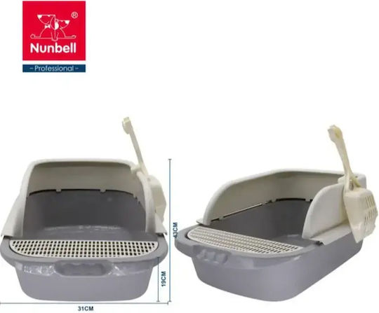 Nunbell Pet Котешка купа Сива Д31 x Ш43см