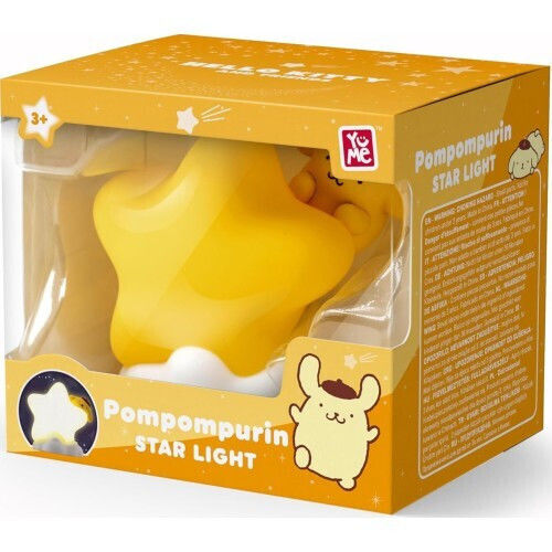 YuMe Toys Kinder Dekorative Lampe Pompompurin Gelb 5x5x9εκ.