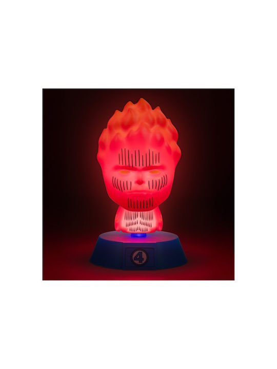 Paladone Icons Marvel Fantastic 4 Human Torch Light Pp14788mu