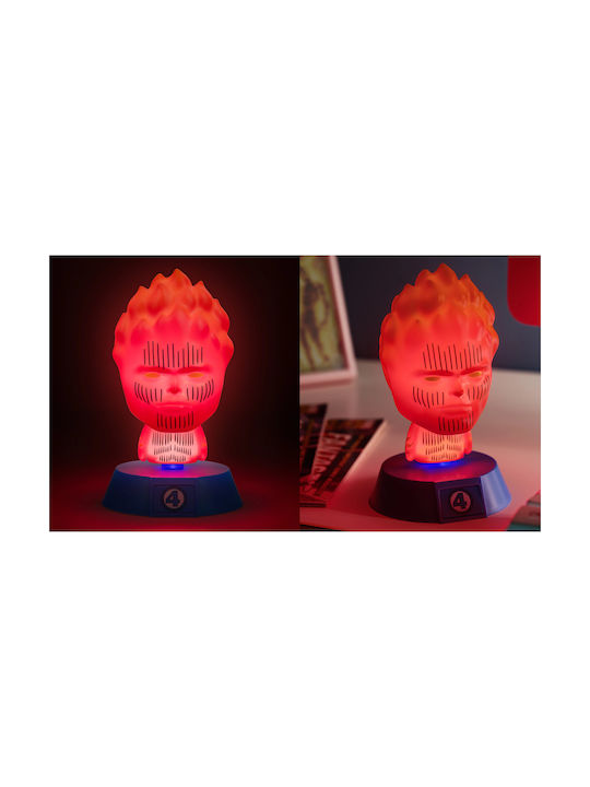 Paladone Icons Marvel Fantastic 4 Human Torch Light Pp14788mu