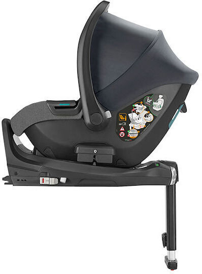 Inglesina Darwin Infant Autositz i-Size mit Isofix Velvet Grey