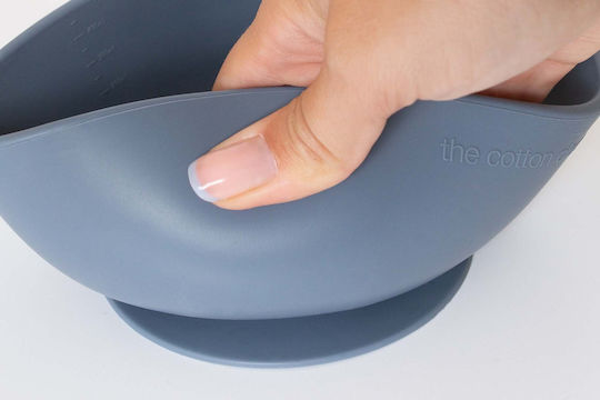 The Cotton Cloud Baby Food Bowl made of Silicone Light Blue