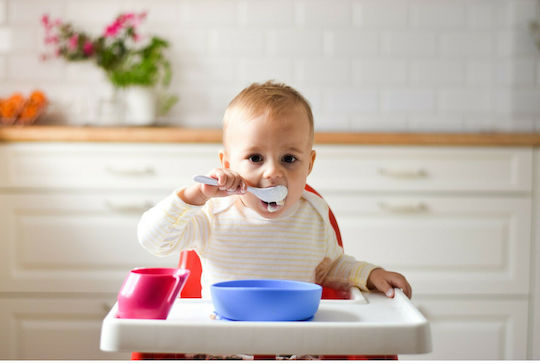 Doidy Baby Food Bowl made of Silicone Red
