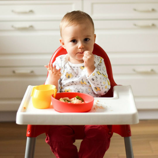 Doidy Baby Food Bowl made of Silicone Red