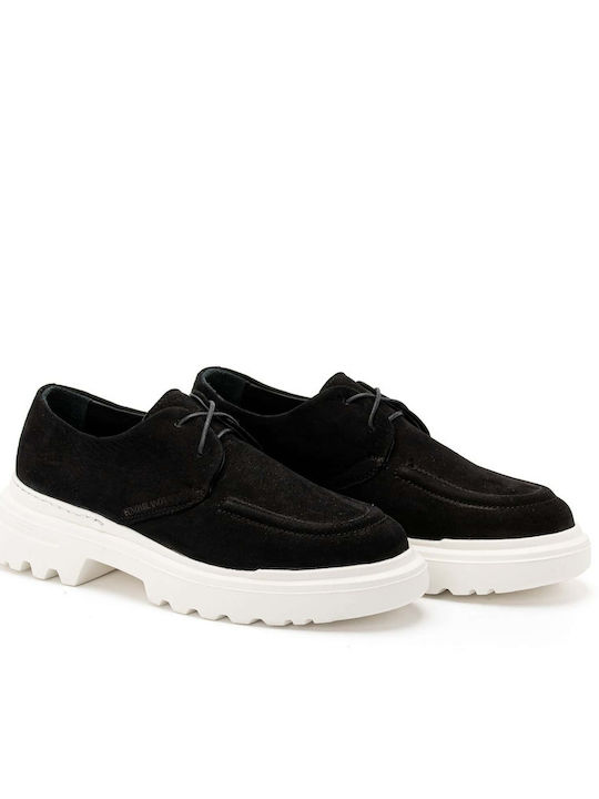 Men's Leather Casual Shoes Black