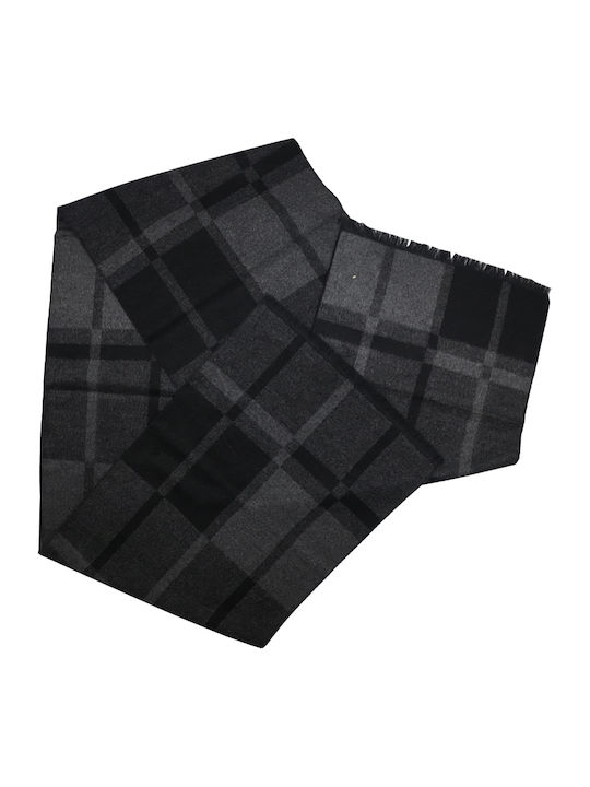 Acrylic Men's Scarf Gray
