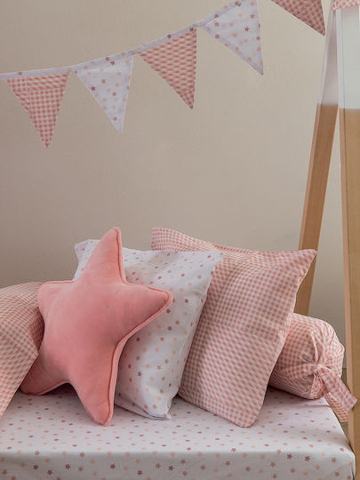 Palamaiki Bettlaken Einzeln Baumwolle BB101 Rose 170x260cm