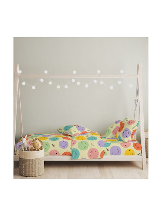Cokitex Σετ Σεντόνια Μονά Βαμβακερά 165x270cm 2τμχ