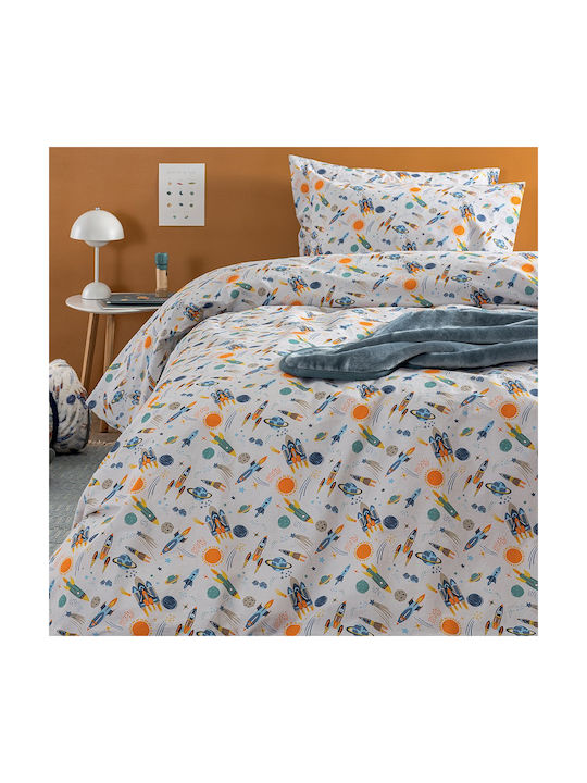 Palamaiki Sheet Set Single with Elastic Band Cotton MK770 110x200cm 3pcs