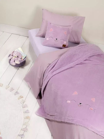 Nima Decke Samt Pink 220x160cm