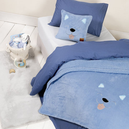 Nima Blanket Velvet Blue 220x160cm