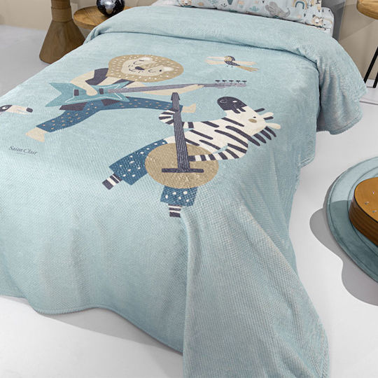Saint Clair Blanket Ultrasoft Jazz Raf Blue 160x220cm
