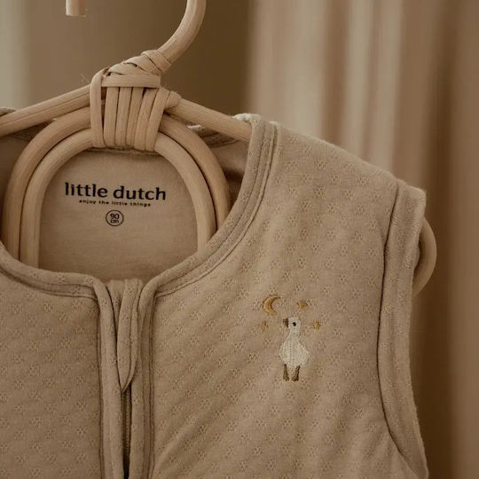 Little Dutch Winter Sleeping Bag Little Dutch Soft Beige with Detachable Sleeves