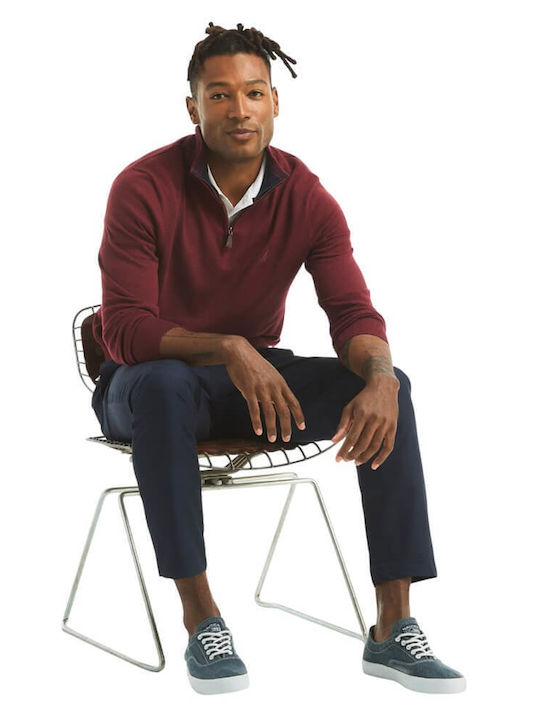 Long Sleeve Burgundy Sweater