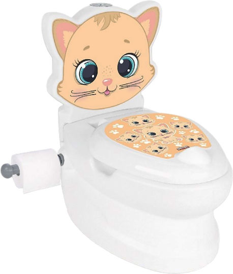 Pilsan Potties Toilet Cat with Music Sounds and Lid White up to 25kg