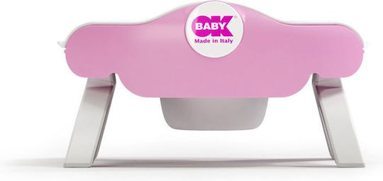 OK Baby Potty Portabil Roady 2 in 1 Roz