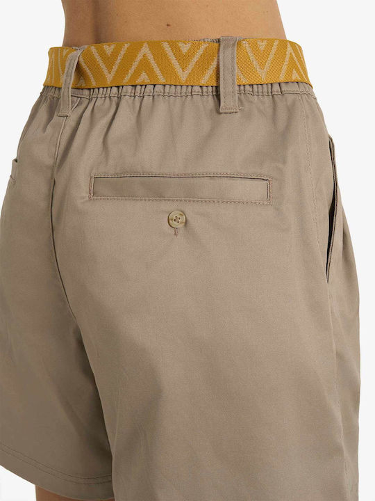 Women's Sporty Shorts Brown