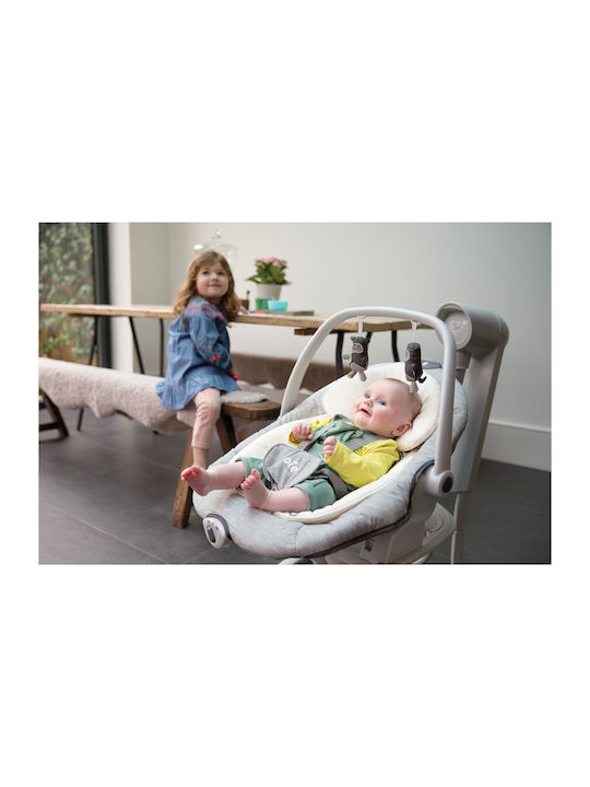 Joie Electric Baby Relax Swing Serina with Music and Vibration Gray for Child up to 9kg