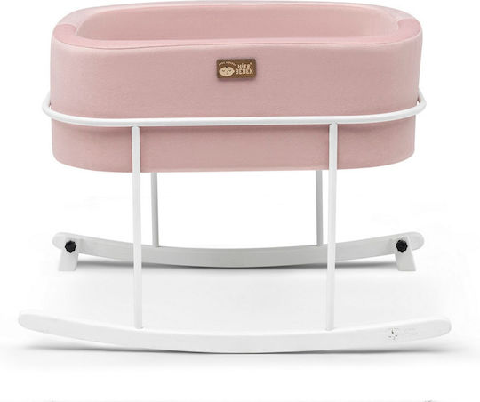 Hanah Home Люлка с Матрак Pink-White Hanah Home Люлка с Матрак Pink-White